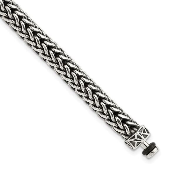 Sterling Silver Reflections 6mm Wheat Chain 8.5in Bracelet/Bead
